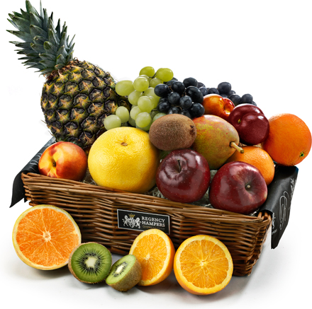 Get Well Soon Traditional Fresh Fruit Hamper - Large